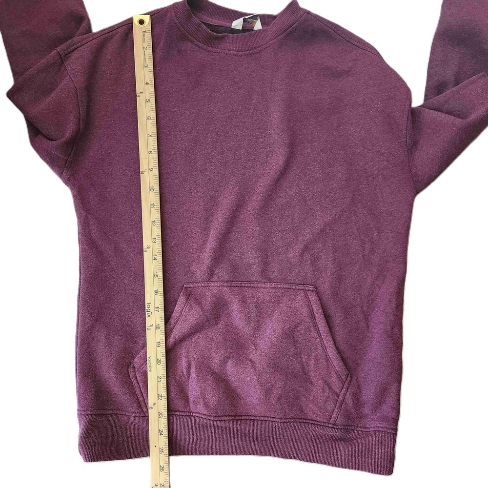 Danskin Maroon Sweatshirt Crew Neck Small - Picture 5 of 10